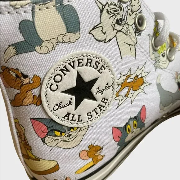 NEW Converse x Tom and Jerry Chuck Taylor All Star Limited Ed Men's 10 Wmn's 12 - Picture 9 of 16